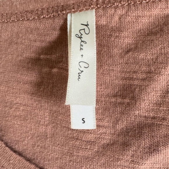 Rylee + Cru fox print mini dress Maeve long sleeve buttons cotton small - Picture 3 of 8